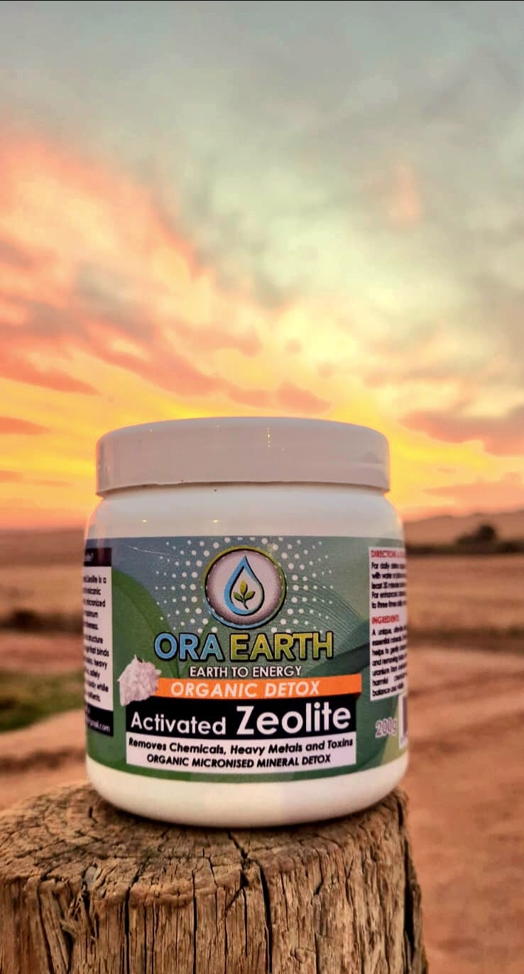 OraEarth's Activated Zeolite – Organic Micronised Mineral Detox (200g)