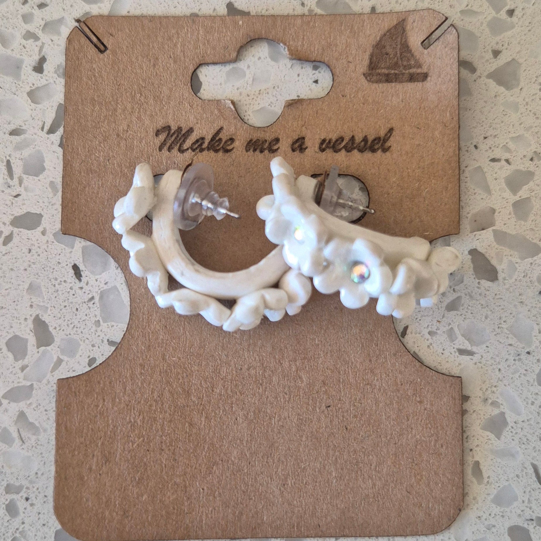 Wedding range white floral detail